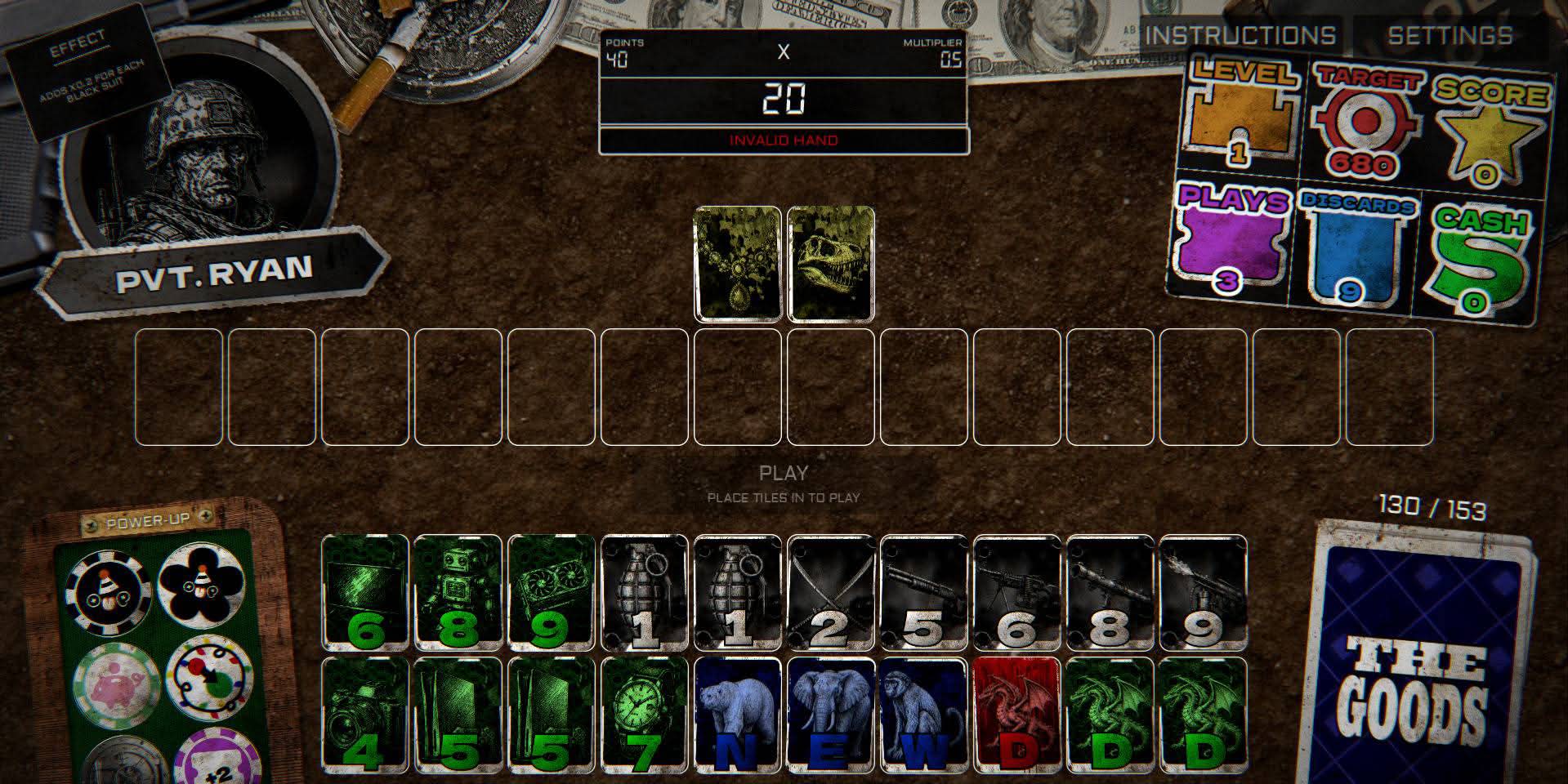 Mad John gameplay screen