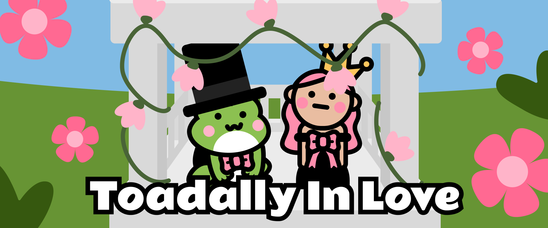 Toadally In Love title screen